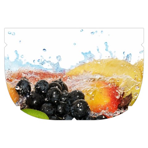 Variety Of Fruit Water Berry Food Splash Kiwi Grape Make Up Case (Small) from ArtsNow.com Side Left