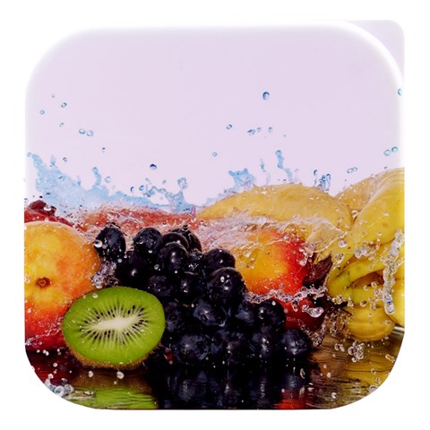Variety Of Fruit Water Berry Food Splash Kiwi Grape Stacked food storage container from ArtsNow.com Purple