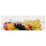 Variety Of Fruit Water Berry Food Splash Kiwi Grape Banner and Sign 9  x 3 