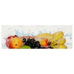 Variety Of Fruit Water Berry Food Splash Kiwi Grape Banner and Sign 12  x 4 