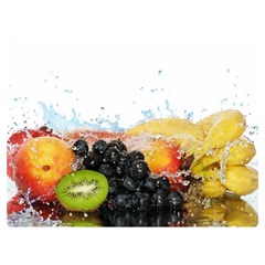 Variety Of Fruit Water Berry Food Splash Kiwi Grape Two Sides Premium Plush Fleece Blanket (Extra Small) from ArtsNow.com 40 x30  Blanket Back