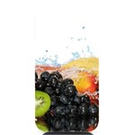 Variety Of Fruit Water Berry Food Splash Kiwi Grape iPhone 14 Black UV Print Case