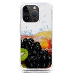 Variety Of Fruit Water Berry Food Splash Kiwi Grape iPhone 14 Pro TPU UV Print Case