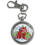 Red Strawberries Water Squirt Strawberry Fresh Splash Drops Key Chain Watches