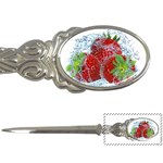 Red Strawberries Water Squirt Strawberry Fresh Splash Drops Letter Opener