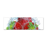 Red Strawberries Water Squirt Strawberry Fresh Splash Drops Sticker (Bumper)