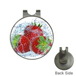 Red Strawberries Water Squirt Strawberry Fresh Splash Drops Hat Clips with Golf Markers