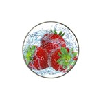 Red Strawberries Water Squirt Strawberry Fresh Splash Drops Hat Clip Ball Marker