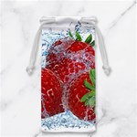 Red Strawberries Water Squirt Strawberry Fresh Splash Drops Jewelry Bag