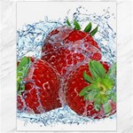 Red Strawberries Water Squirt Strawberry Fresh Splash Drops Canvas 12  x 16 