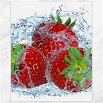 Red Strawberries Water Squirt Strawberry Fresh Splash Drops Canvas 16  x 20 