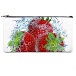 Red Strawberries Water Squirt Strawberry Fresh Splash Drops Pencil Case