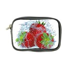 Red Strawberries Water Squirt Strawberry Fresh Splash Drops Coin Purse