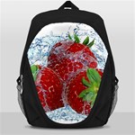 Red Strawberries Water Squirt Strawberry Fresh Splash Drops Backpack Bag