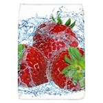 Red Strawberries Water Squirt Strawberry Fresh Splash Drops Removable Flap Cover (L)