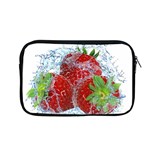 Red Strawberries Water Squirt Strawberry Fresh Splash Drops Apple MacBook Pro 13  Zipper Case