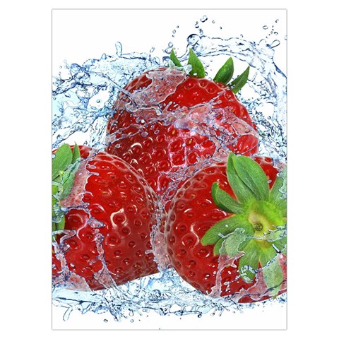 Red Strawberries Water Squirt Strawberry Fresh Splash Drops Playing Cards Single Design (Rectangle) with Custom Box from ArtsNow.com Card