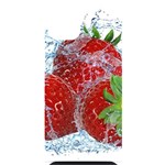 Red Strawberries Water Squirt Strawberry Fresh Splash Drops iPhone 14 Plus Black UV Print Case