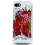 Red Strawberries Water Squirt Strawberry Fresh Splash Drops iPhone SE