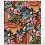 Multicolored Flower Decor Flowers Patterns Leaves Colorful Canvas 20  x 24 