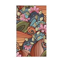 Multicolored Flower Decor Flowers Patterns Leaves Colorful Duvet Cover Double Side (Single Size) from ArtsNow.com Back