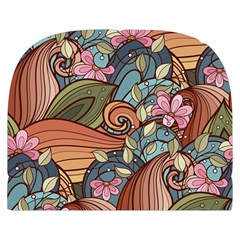 Multicolored Flower Decor Flowers Patterns Leaves Colorful Make Up Case (Small) from ArtsNow.com Front