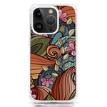 Multicolored Flower Decor Flowers Patterns Leaves Colorful iPhone 14 Pro TPU UV Print Case