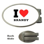 I love brandy Money Clips (Oval) 