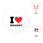 I love brandy Playing Cards Single Design (Heart)