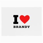 I love brandy Large Glasses Cloth (2 Sides)