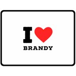 I love brandy Fleece Blanket (Large)