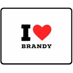 I love brandy Fleece Blanket (Medium)