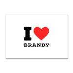 I love brandy Crystal Sticker (A4)