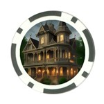 Victorian House In The Woods Poker Chip Card Guard