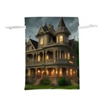 Victorian House In The Woods Lightweight Drawstring Pouch (M)