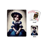 Cute Adorable Victorian Gothic Girl Playing Cards Single Design (Mini)