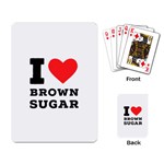 I love brown sugar Playing Cards Single Design (Rectangle)