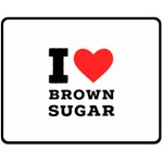 I love brown sugar Fleece Blanket (Medium)