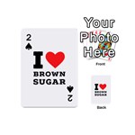 I love brown sugar Playing Cards 54 Designs (Mini)