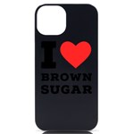 I love brown sugar iPhone 14 Black UV Print Case