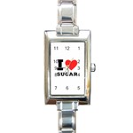 I love sugar  Rectangle Italian Charm Watch