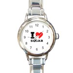 I love sugar  Round Italian Charm Watch