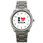 I love sugar  Sport Metal Watch