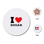 I love sugar  Playing Cards Single Design (Round)