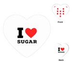 I love sugar  Playing Cards Single Design (Heart)