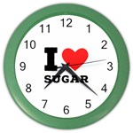 I love sugar  Color Wall Clock