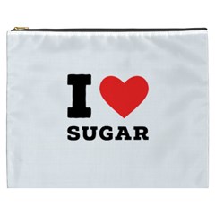 I love sugar  Cosmetic Bag (XXXL) from ArtsNow.com Front