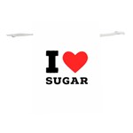 I love sugar  Lightweight Drawstring Pouch (S)