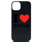 I love sugar  iPhone 14 Plus Black UV Print Case