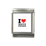 I love white sugar Italian Charm (13mm)